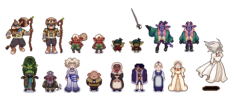 NPC and Party Sprites NPC and Party Sprites
